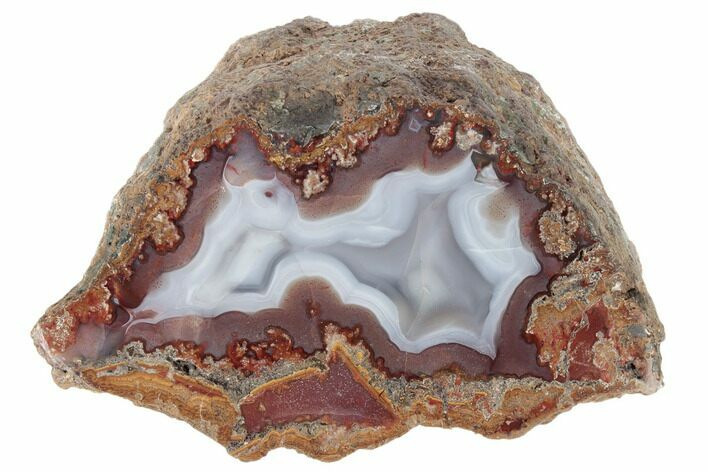 Colorful, Polished Agate - Kerrouchen, Morocco #187235